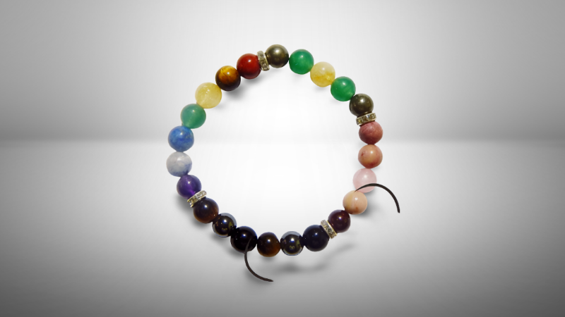 4-in-1 Gemstone Bracelet – Chakra Healing, Money Magnet, Protection & Love